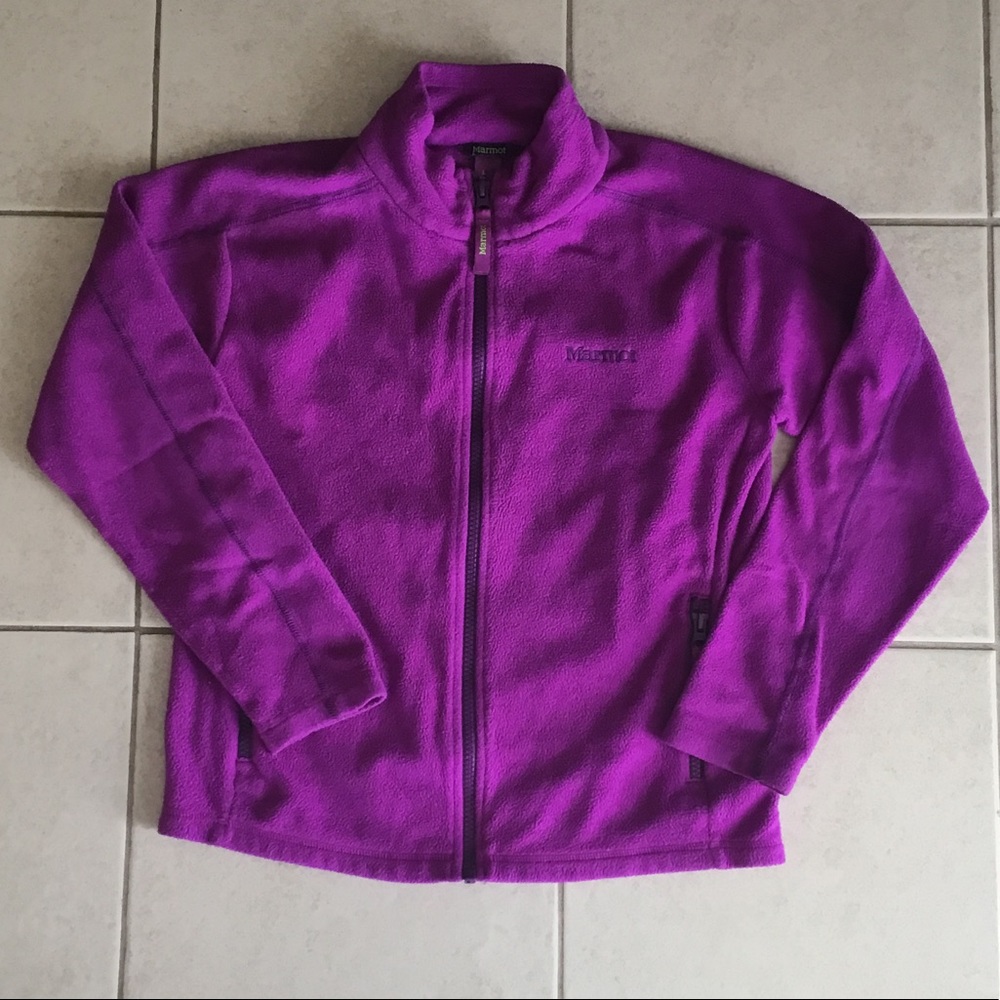 Kids Marmot Full Zip Sweater Jacket Large